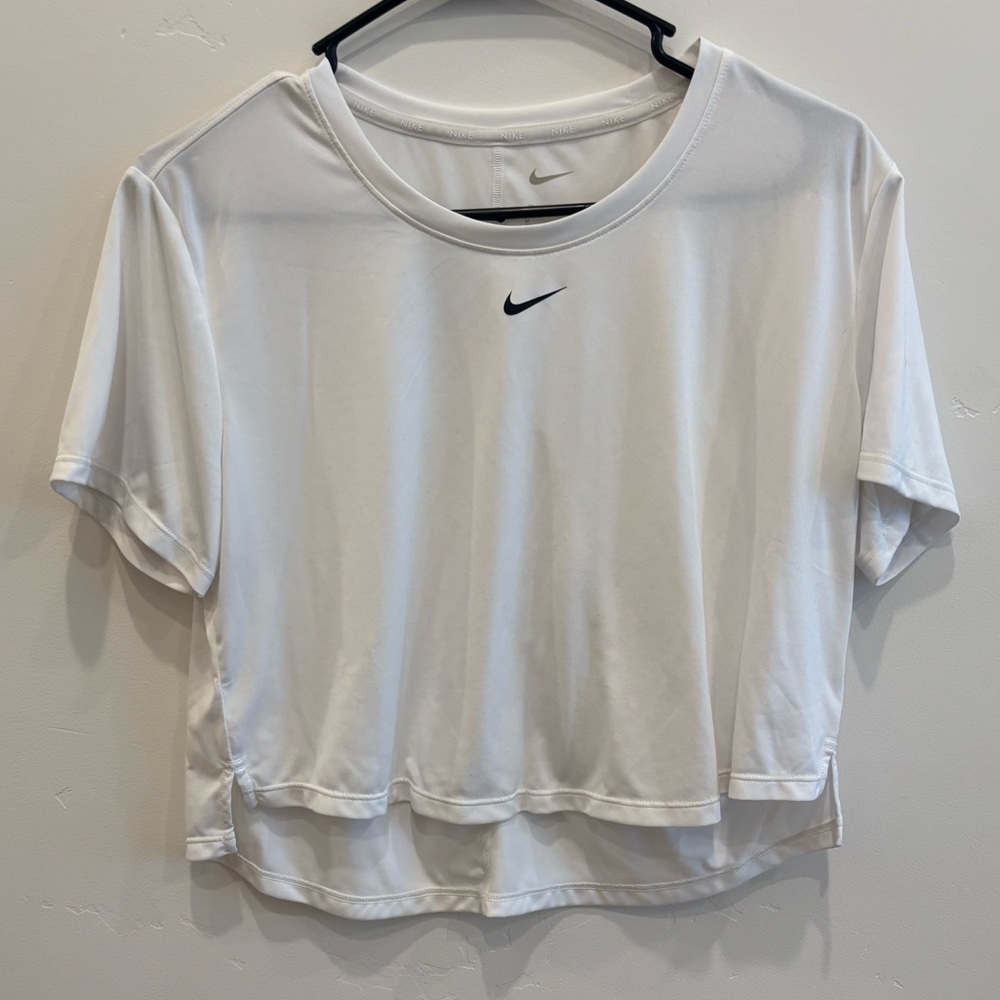 Nike Women's Classic White Cropped Tee